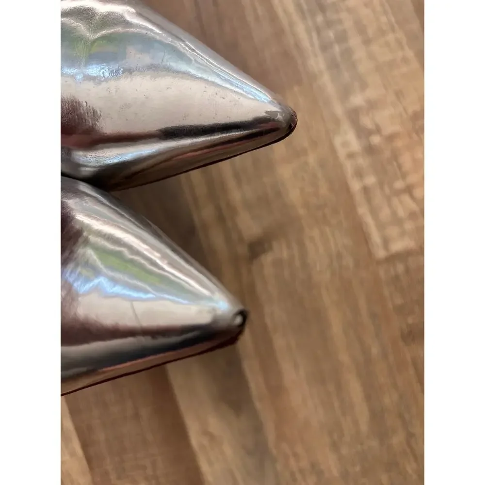 Maeve Slingback Wedge Metallic Heels size 39